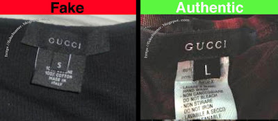 how to tell if your gucci shirt is real