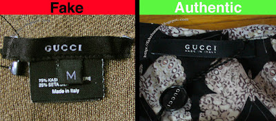 authentic gucci label