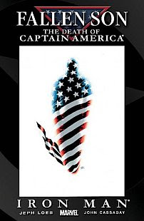Captain America dead- Fallen Son Comic Book Cover