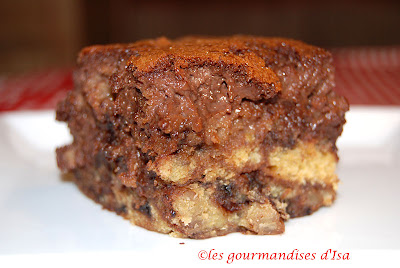 recettes dessert Pudding de pain perdu à la banane et au chocolat