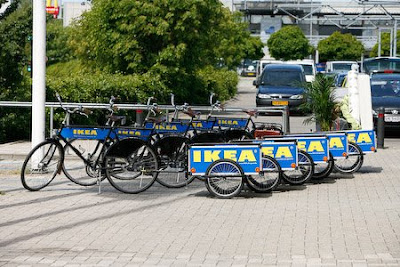 Velorbis bikes for IKEA's new home transport concept