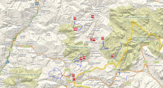 Summary of Eight Hikes in Alta Badia and Val Gardena (2008 version).