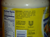 Natural Sports Medicine Blog: Mayonnaise….Part II...Let The Truth Be Told