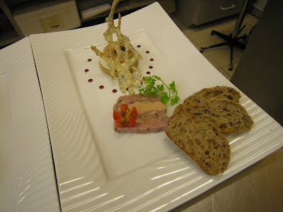 recettes entrees Atelier des chefs #1 : velouté de potiron aux châtaignes et son foie gras poêlé