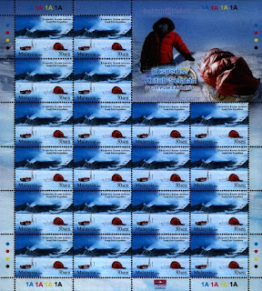 South Pole Expedition 30c Stamps Sheet
