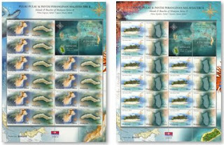 Islands Beaches Stamp Sheet