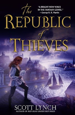 The cover art for 'The Republic of Thieves' by Scott Lynch