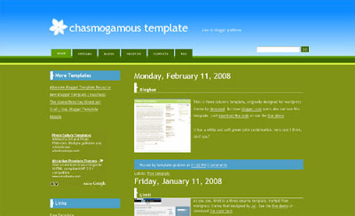 Chasmogamous Blogger Xml Templates